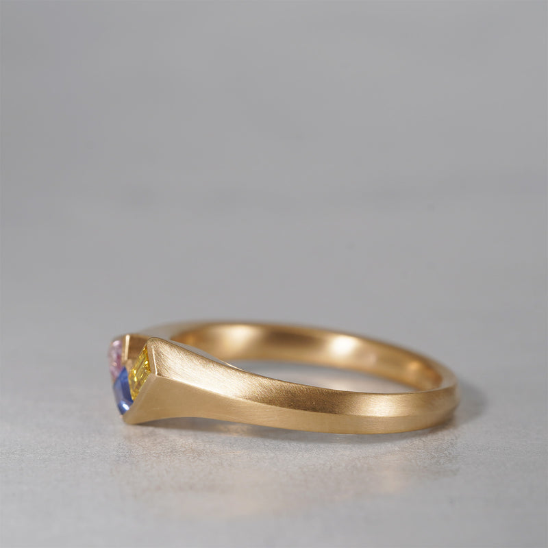 【-10/26限定】NEPH / Ring-79_サファイア、イエローダイヤモンド