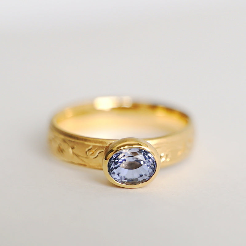 Kagann jewelry (カガンジュエリー) / Lale/Stone Ring　ブルーサファイア