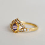 Kagann jewelry (カガンジュエリー) / Moroccan pattern Ring　パープルサファイア