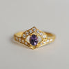 Kagann jewelry (カガンジュエリー) / Moroccan pattern Ring　パープルサファイア