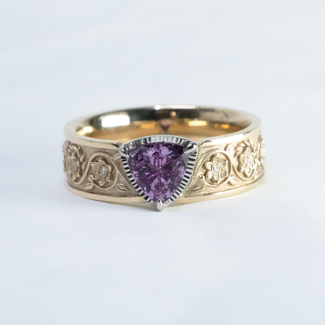 MIO JEWELRY / Felicitas バイカラートルマリン 平打リング 115