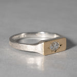 GICLAT /  K18YG/silver x Diamond 0.09ct (Rose cut)【6/8~6/30  期間限定】