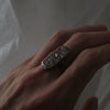 Kagann jewelry (カガンジュエリー) / Evil eye ring <mini>スペサルティンガーネット　K10