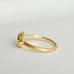 Kagann jewelry (カガンジュエリー) / Evil eye ring <mini>カラーレスサファイア K18