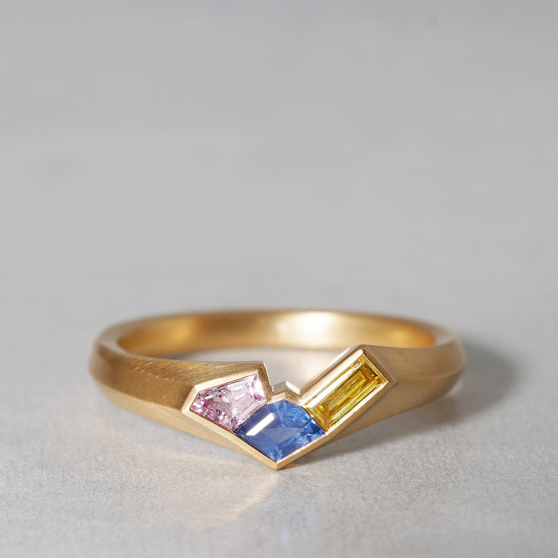 【-10/26限定】NEPH / Ring-79_サファイア、イエローダイヤモンド