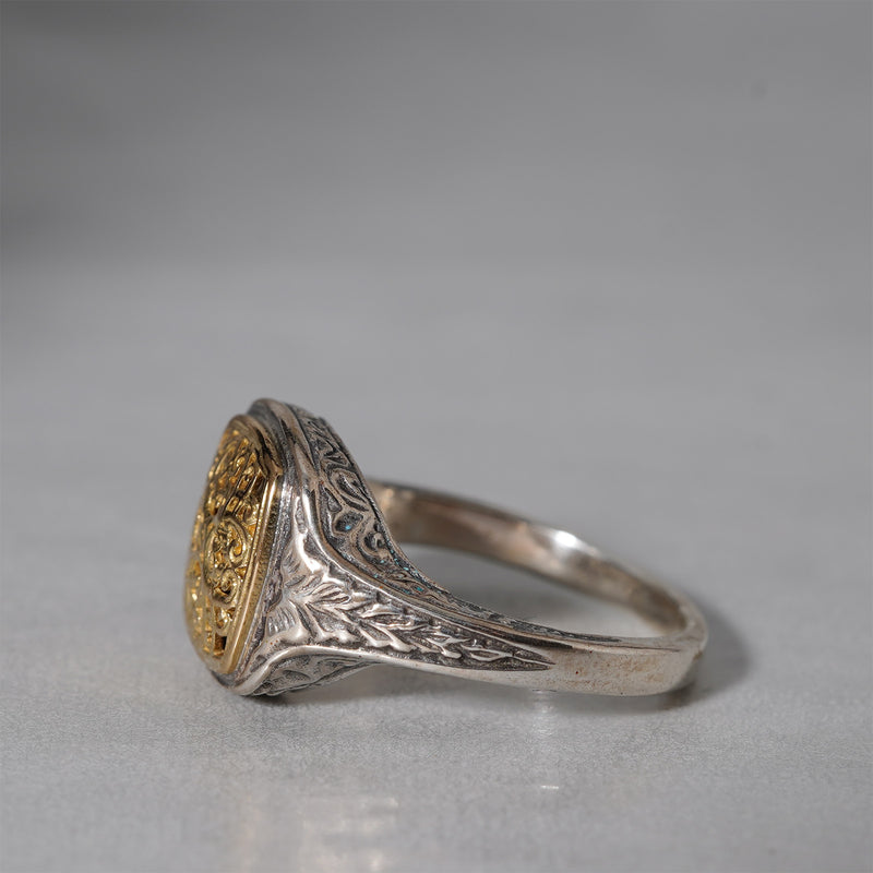 Gerochristo / Mediterranean Square Pinky Ring GR119