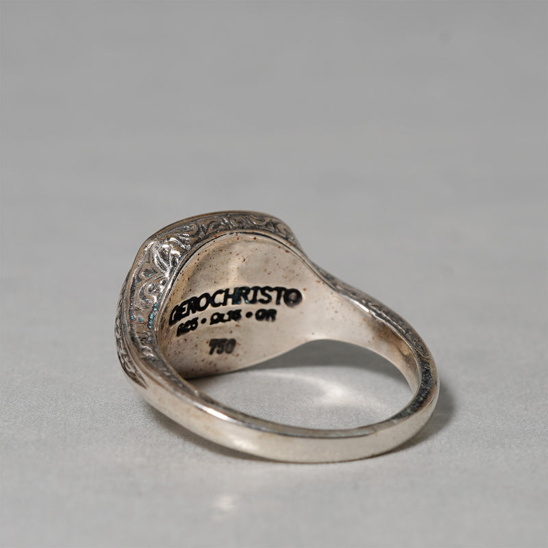 Gerochristo / Mediterranean Square Pinky Ring GR119