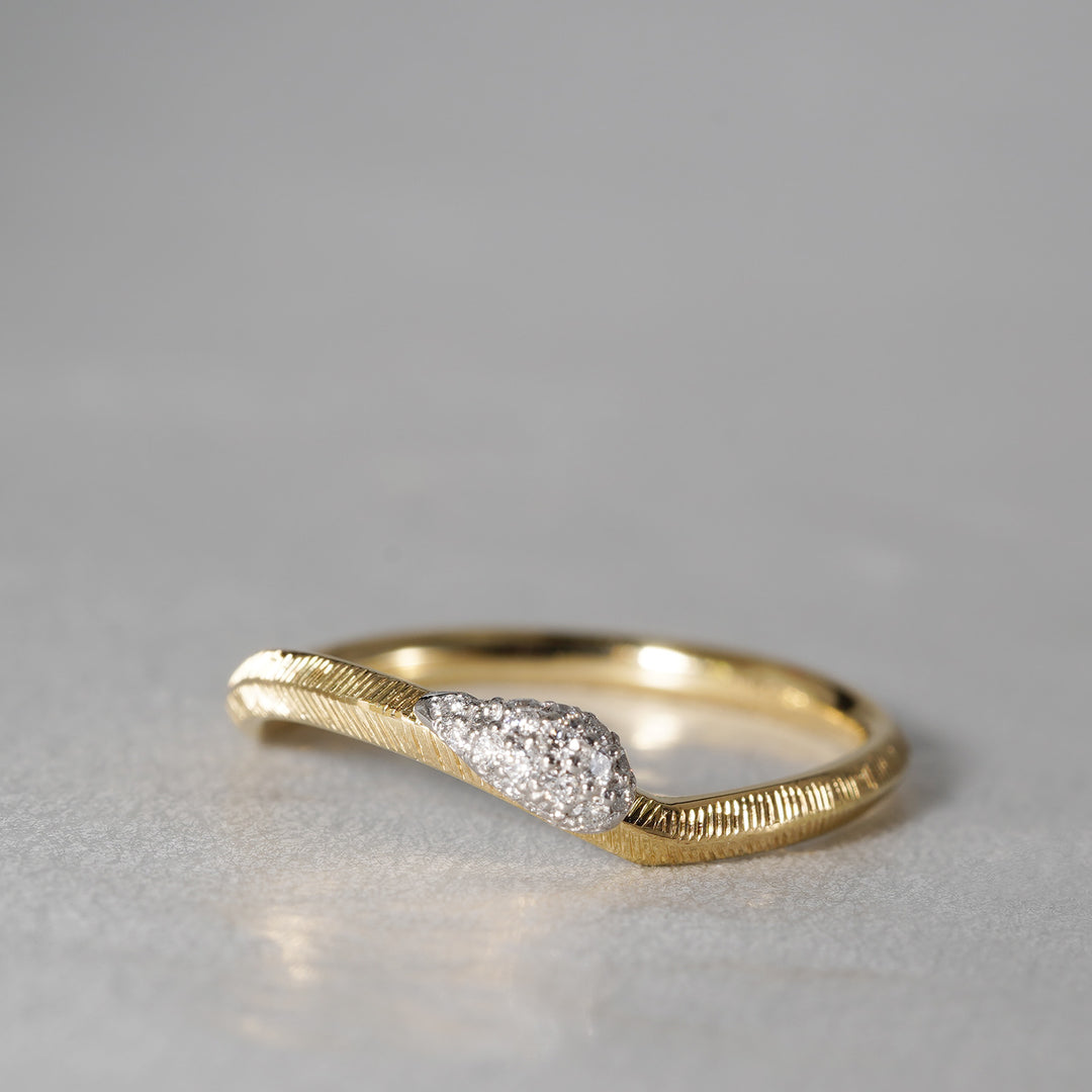 GICLAT / SMALL WAVE Ring G15R1Y – Fuligo / Fuligoshed