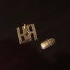 Yuki Yoshioka / INITIAL STUD EARRING R Zirconia
