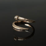 GERMEDEUR / Babel Nail Free Ring K18YG コバルトスピネル