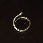 GERMEDEUR / Babel Nail Free Ring K18YG コバルトスピネル