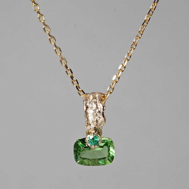【-10/19限定】Curva ｙ Ruri JEWELRY/ [merletto]  Green trourmarine / emerald