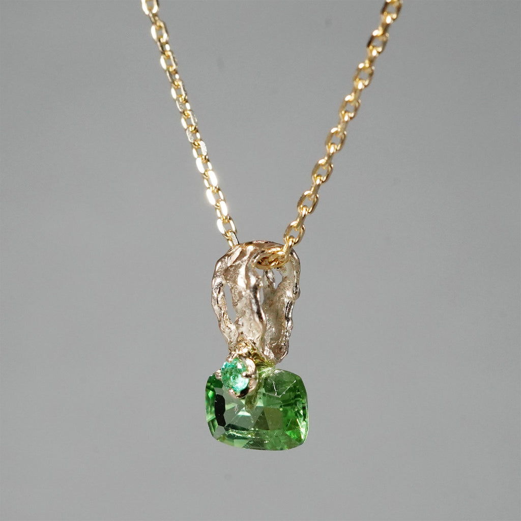 【-10/19限定】Curva ｙ Ruri JEWELRY/ [merletto]  Green trourmarine / emerald