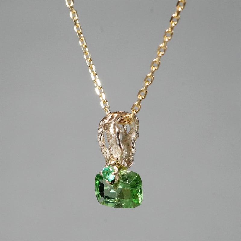 【-10/19限定】Curva ｙ Ruri JEWELRY/ [merletto]  Green trourmarine / emerald