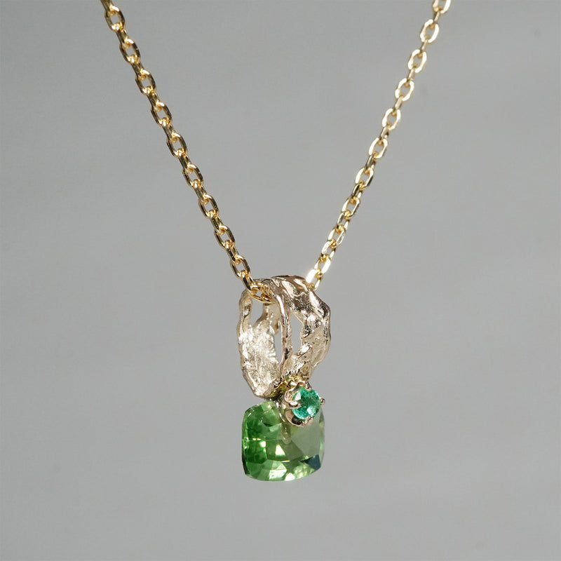 【-10/19限定】Curva ｙ Ruri JEWELRY/ [merletto]  Green trourmarine / emerald