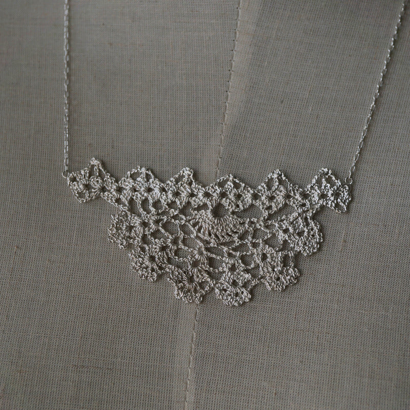 emme / antique lace ネックレス P057（SIL3089）