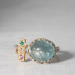 【-10/19限定】Curva ｙ Ruri JEWELRY/ Sapphire / purple sapphire, brown dia, emerald