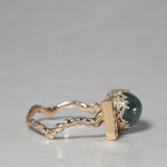 【-10/19限定】Curva ｙ Ruri JEWELRY/ Sapphire / purple sapphire, brown dia, emerald