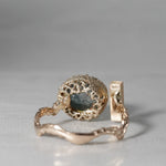 【-10/19限定】Curva ｙ Ruri JEWELRY/ Sapphire / purple sapphire, brown dia, emerald