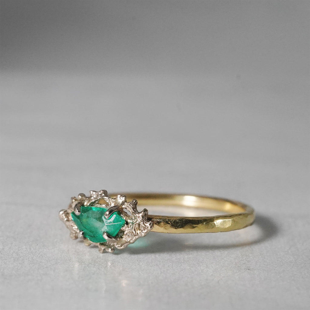 【-10/19限定】Curva ｙ Ruri JEWELRY/ [point] Emerald