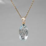 【-10/19限定】Curva ｙ Ruri JEWELRY/ [merletto]  aquamarine sunstone / London blue topaz