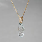 【-10/19限定】Curva ｙ Ruri JEWELRY/ [merletto]  aquamarine sunstone / London blue topaz