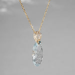 【-10/19限定】Curva ｙ Ruri JEWELRY/ [merletto]  aquamarine sunstone / London blue topaz