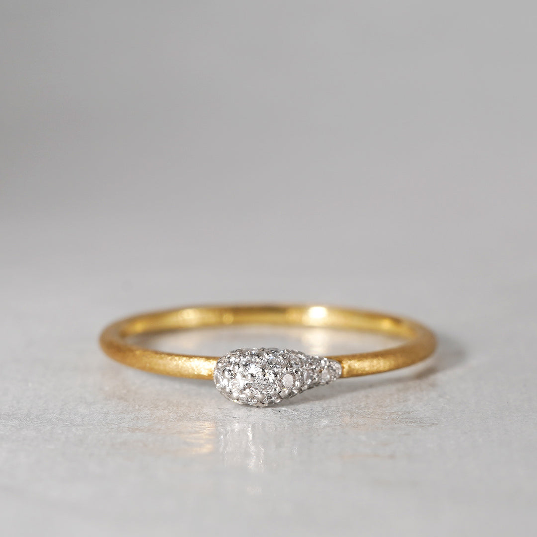 GICLAT / SMALL WAVE Ring G15R1Y – Fuligo / Fuligoshed