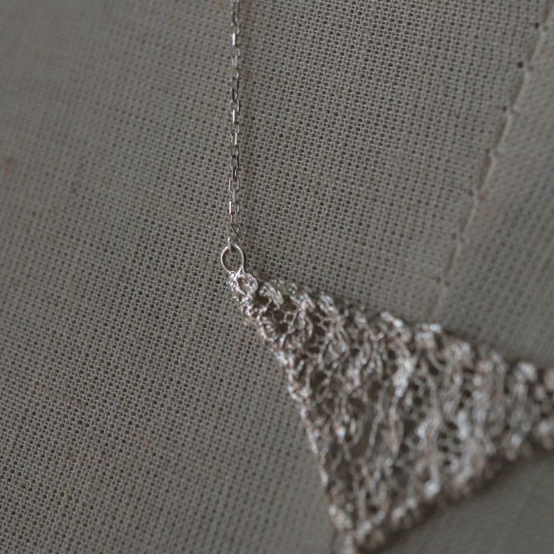 emme/antique lace necklace P052 (SIL3084)