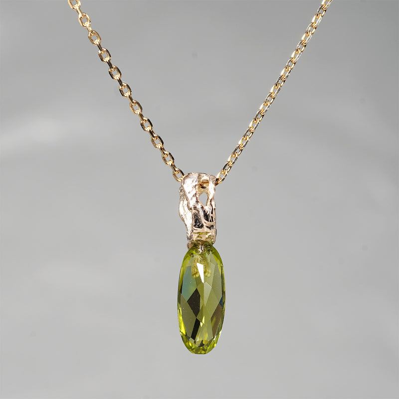 【-10/19限定】Curva ｙ Ruri JEWELRY/ [merletto]  Peridot / Brown diamond