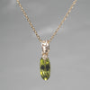 【-10/19限定】Curva ｙ Ruri JEWELRY/ [merletto]  Peridot / Brown diamond