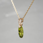【-10/19限定】Curva ｙ Ruri JEWELRY/ [merletto]  Peridot / Brown diamond