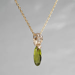 【-10/19限定】Curva ｙ Ruri JEWELRY/ [merletto]  Peridot / Brown diamond