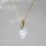 【-10/19限定】Curva ｙ Ruri JEWELRY/ [merletto]  Dumortierite in quartz / London blue topaz