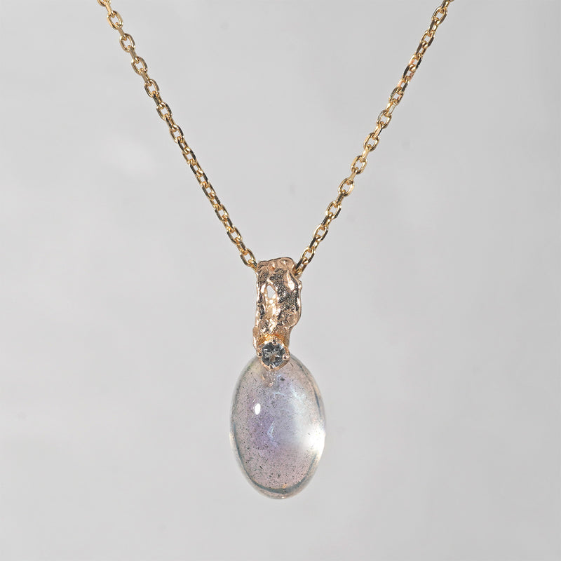 【-10/19限定】Curva ｙ Ruri JEWELRY/ [merletto]  Labradorite / aquamarine