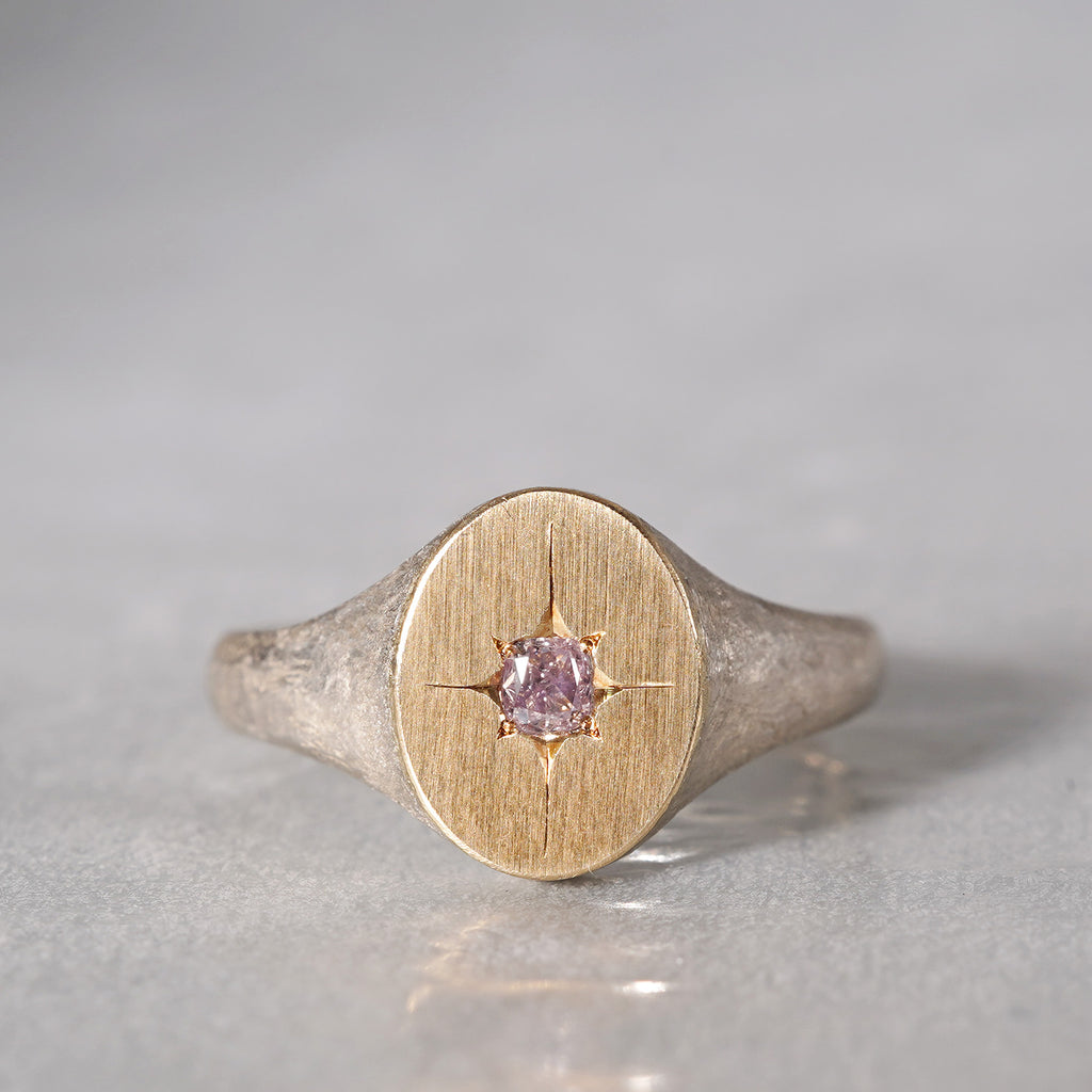 GICLAT / 月の道 Dia Ring G51R9K （受注生産） – Fuligo / Fuligoshed