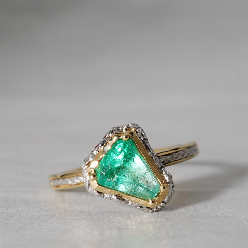 【-10/19限定】Curva ｙ Ruri JEWELRY/ [baroque] Emerald / Ruby
