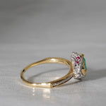【-10/19限定】Curva ｙ Ruri JEWELRY/ [baroque] Emerald / Ruby