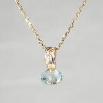 【-10/19限定】Curva ｙ Ruri JEWELRY/ [merletto]  Blue zircon / Orange sapphire