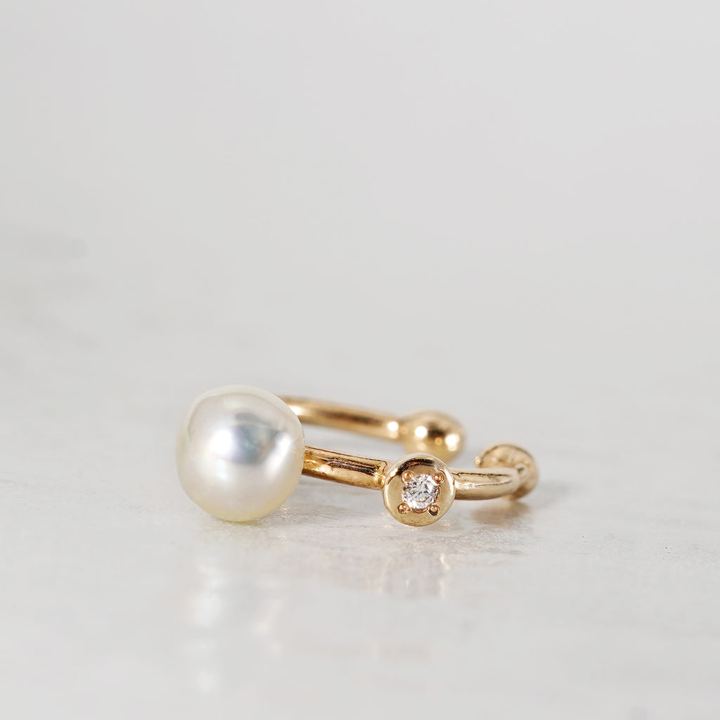 MINIMUMNUTS/keshi pearl pierce MN-pke1r-A_2 – Fuligo / Fuligoshed
