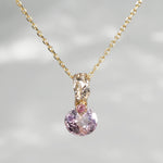 【-10/19限定】Curva ｙ Ruri JEWELRY/ [merletto]  Pink tourmaline / amethyst