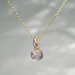 【-10/19限定】Curva ｙ Ruri JEWELRY/ [merletto]  Pink tourmaline / amethyst