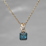 【-10/19限定】Curva ｙ Ruri JEWELRY/ [merletto]  London blue topaz / Brown diamond