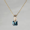 【-10/19限定】Curva ｙ Ruri JEWELRY/ [merletto]  London blue topaz / Brown diamond