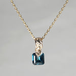 【-10/19限定】Curva ｙ Ruri JEWELRY/ [merletto]  London blue topaz / Brown diamond