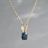 【-10/19限定】Curva ｙ Ruri JEWELRY/ [merletto]  London blue topaz / Brown diamond