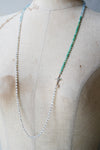 【-10/19限定】Curva ｙ Ruri JEWELRY/ [flores]  Aquamarine, Emerald, moonstone  / Brown dia, Emerald