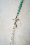【-10/19限定】Curva ｙ Ruri JEWELRY/ [flores]  Aquamarine, Emerald, moonstone  / Brown dia, Emerald