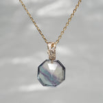 【-10/19限定】Curva ｙ Ruri JEWELRY/ [merletto]  Fluorite / Pink sapphire