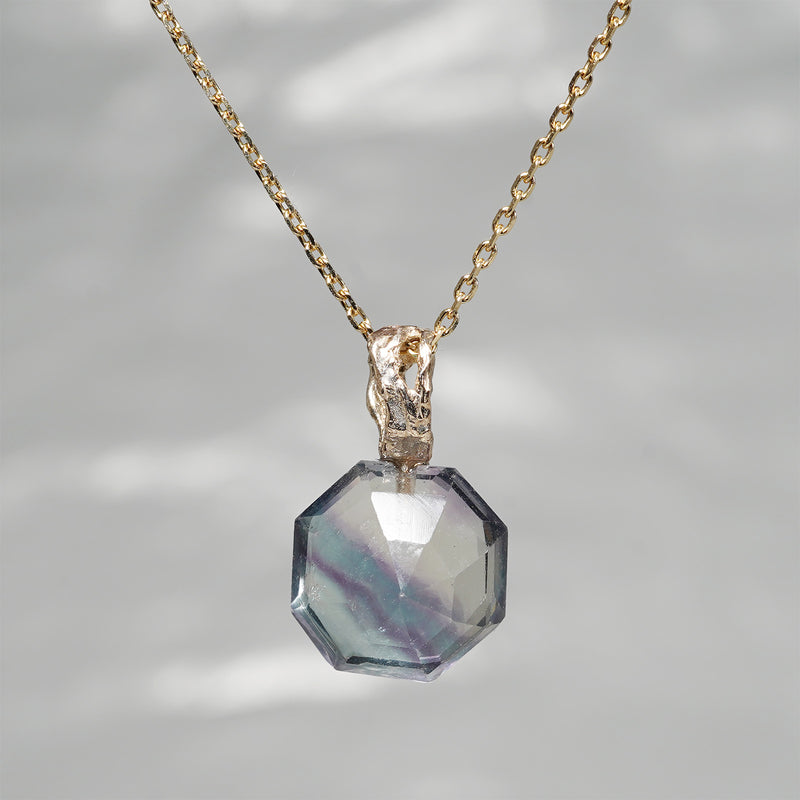 【-10/19限定】Curva ｙ Ruri JEWELRY/ [merletto]  Fluorite / Pink sapphire